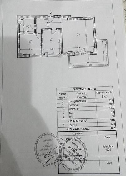 Apartament 3 Camere LUX Design Exclusivist Mobilat Utilat Premium Bloc 2020 - 15