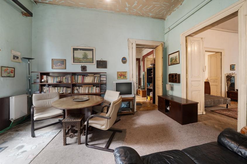 Apartament cu 4 camere circular, mobilat în Rosetti