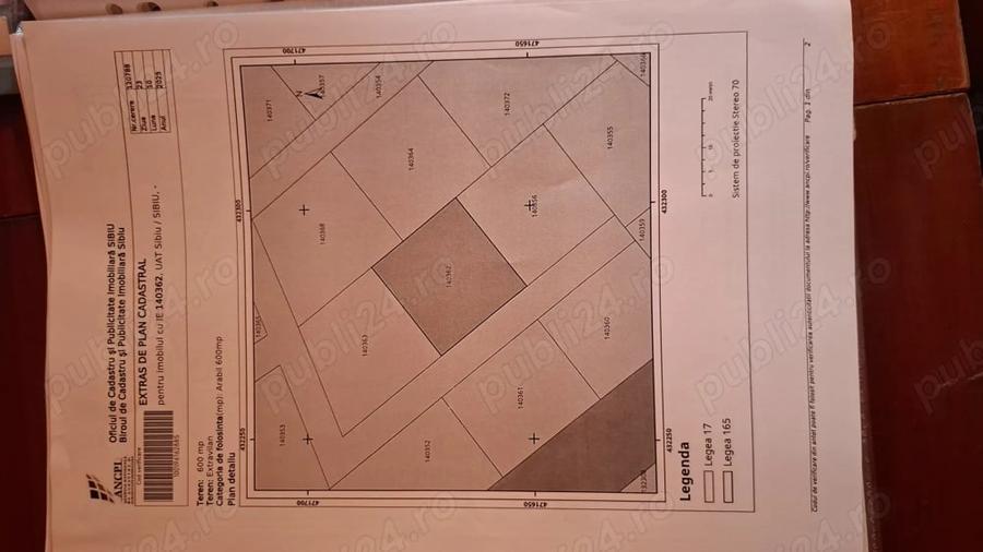 Teren de 1800 mp, în Exterior Vest