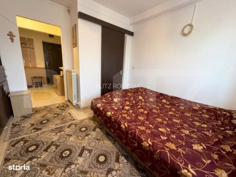 Garsoniera 24 mp, cu baie, bucatarie si centrala proprie