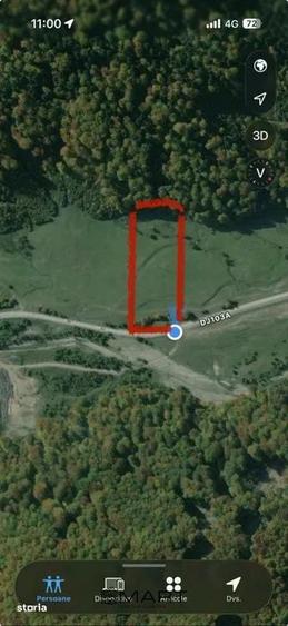 Teren de 7300 mp, în Tărlungeni