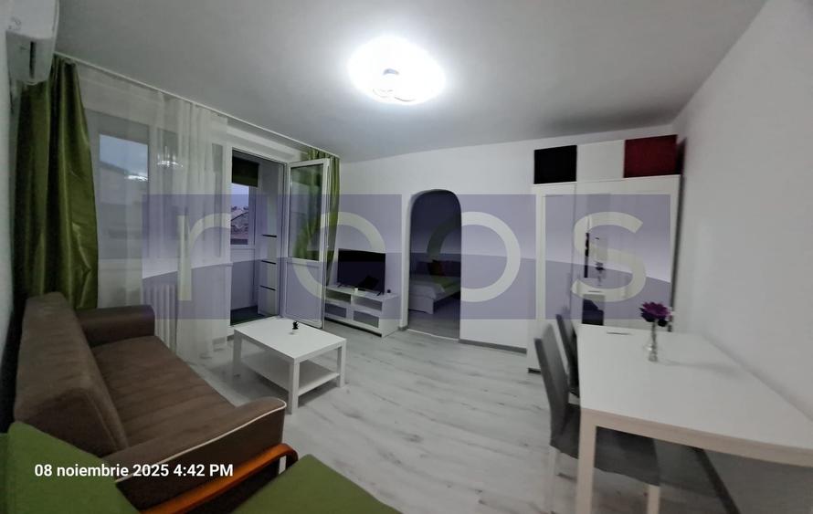 Apartament cu 2 camere semidecomandat, mobilat în Grivița
