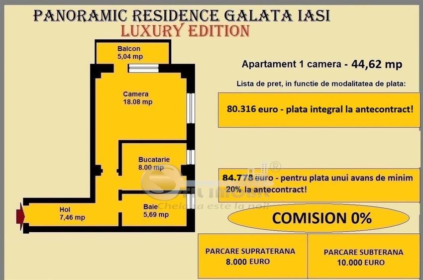 Garsonieră decomandată în Galata