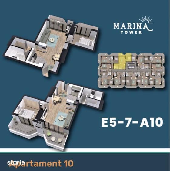 Apartament cu 2 camere în Nord