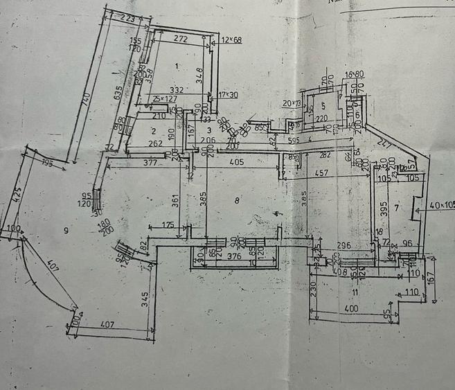 Apartament cu 2 camere semidecomandat în Batistei