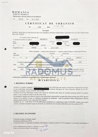 Teren de 4820 mp, în Hipodrom