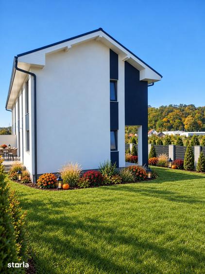 Casa tip duplex, 157 mp, cu gard, la drum asfaltat, Santana, Unirii - 6