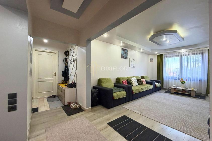 Apartament cu 3 camere decomandat, mobilat în Unirii