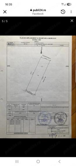 Teren de 2947 mp, în Central