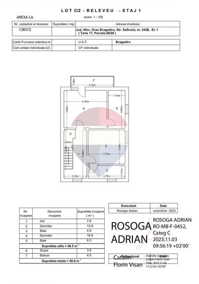 Casă cu 5 camere cu Teren 300 Mp în Central