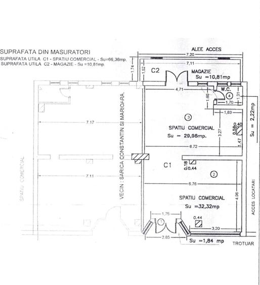 Spațiu comercial, de 78 mp, în Inel I
