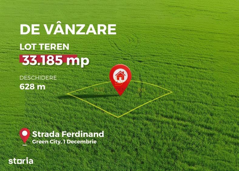 Teren de 33185 mp, în Adunații-Copăceni