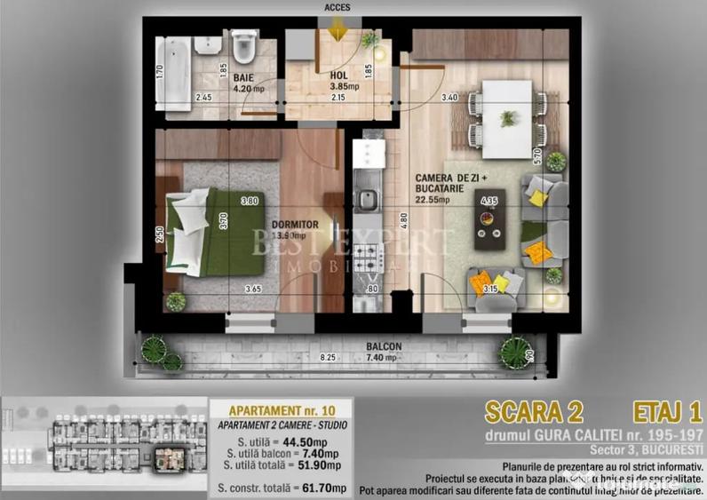 2 Camere Incalzire Pardoseala -10 min STB - Bucuresti (Bucuresti-Ilfov) - 1