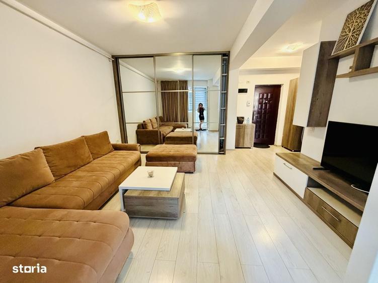 Apartament 2 camere mobilat si utilat complet Str Tineretului etaj int - 4