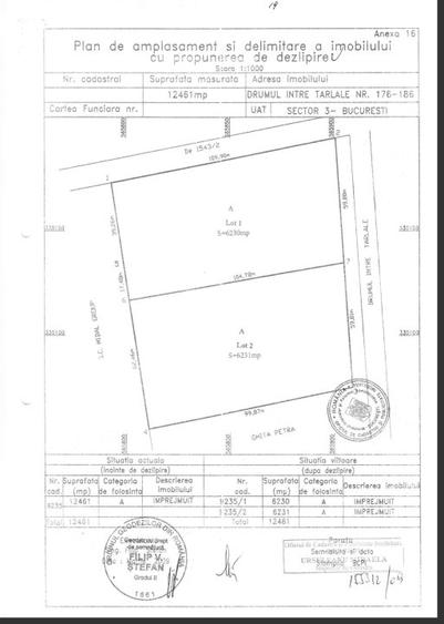 Teren Construcții intravilan de 12461 mp, în Theodor Pallady