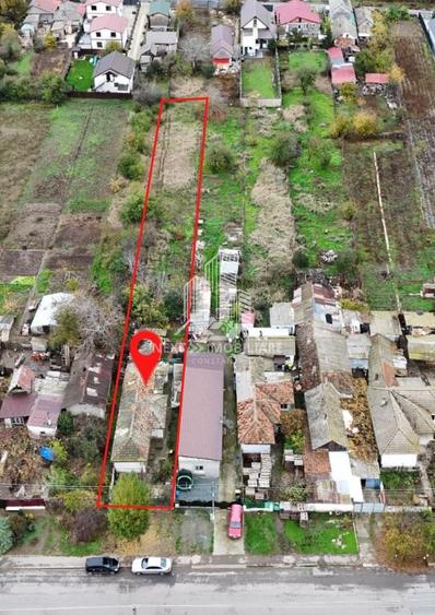 Casă individuală cu 3 camere cu Canalizare în Lumina