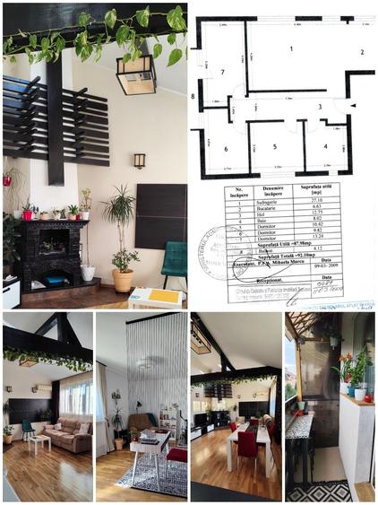 Apartament cu 4 camere decomandat în Șcheia