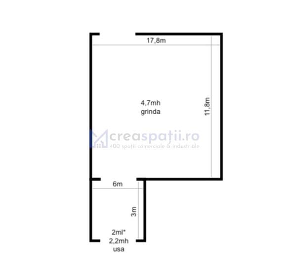 Spațiu comercial, de 228 mp, în Baza 3
