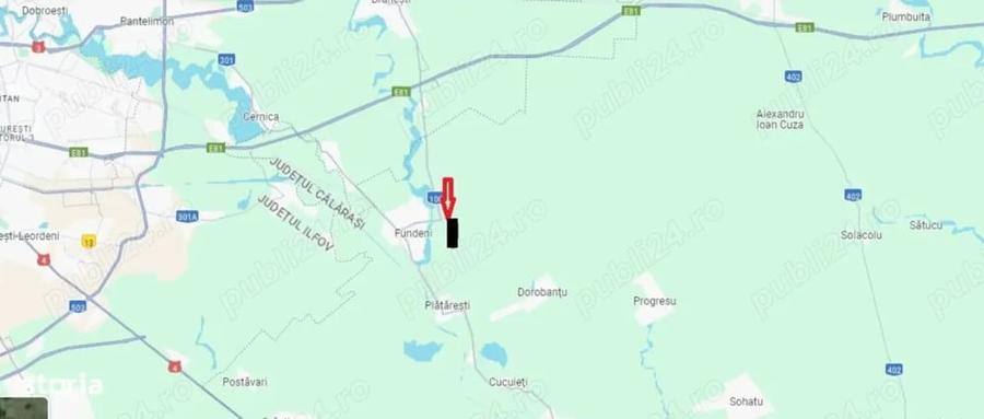 Teren Stradal Fundeni Calarasi parcelabil stradal - 3