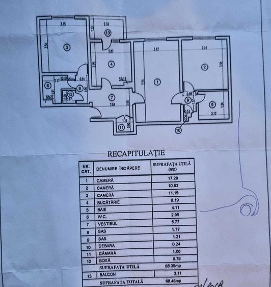 Apart3 Camere de Renovat Pret Bun Titan Liviu Rebreanu 2Bai Balcon Reabilitat - 2