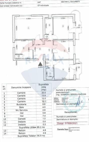 Apartament cu 4 camere în 13 Septembrie