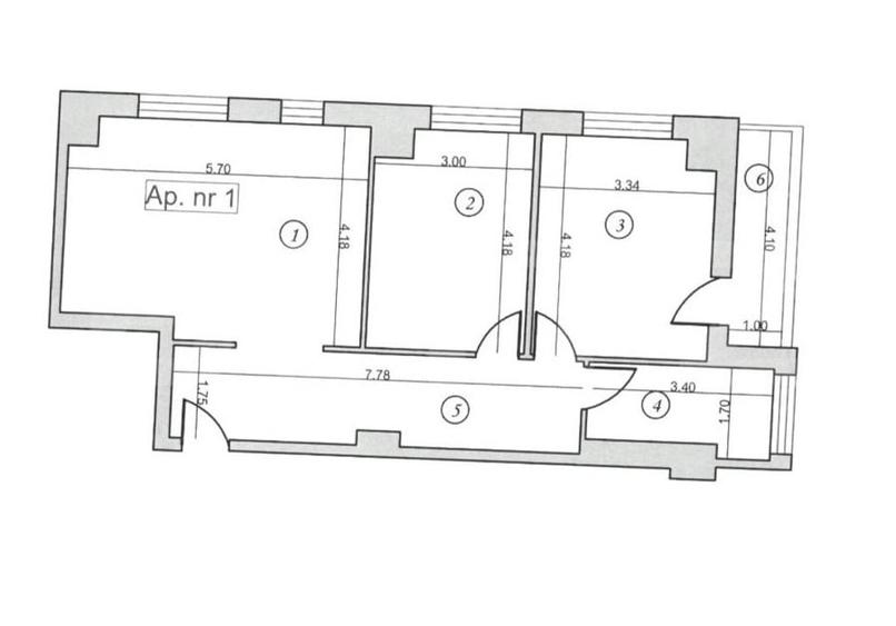 Apartament cu 3 camere decomandat în Burdujeni