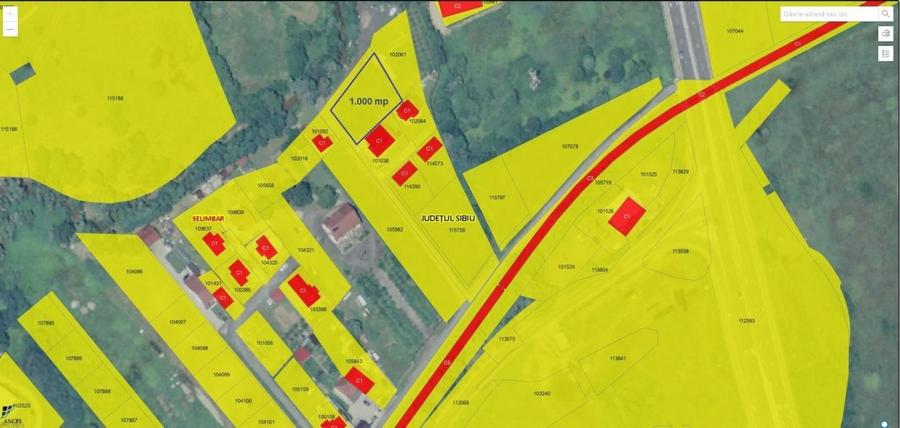 Teren Construcții intravilan de 1000 mp, în Șelimbăr