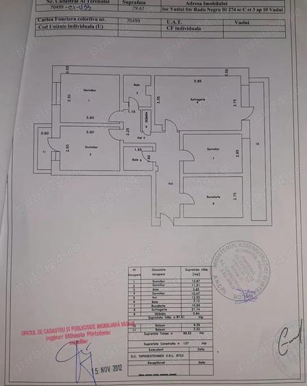 Apartament cu 4 camere decomandat în Traian