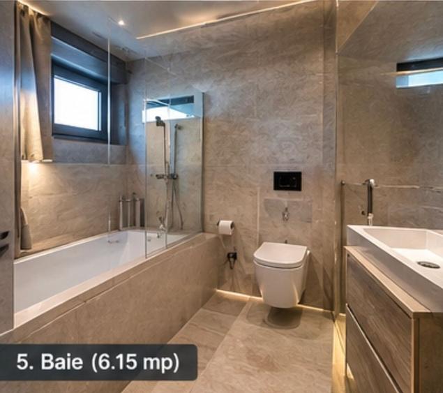 Apartament cu 3 camere decomandat în Herăstrău
