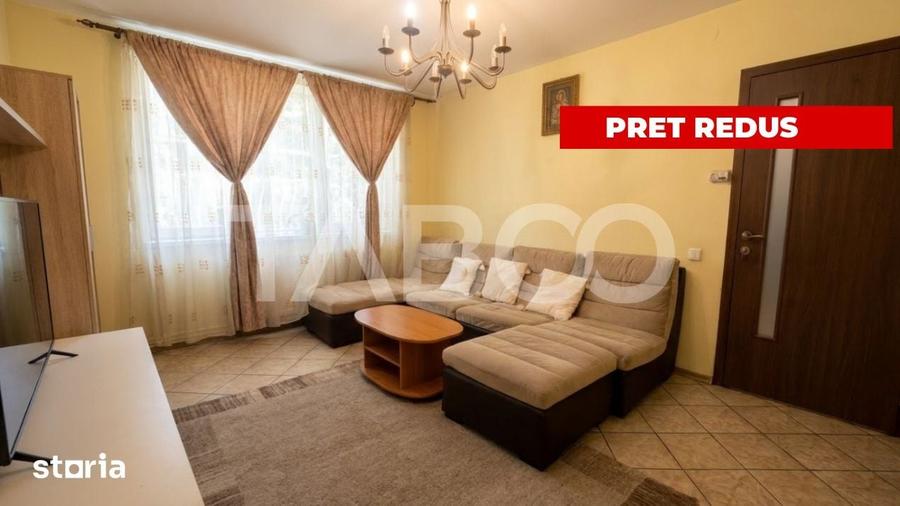 Apartament cu 3 camere semidecomandat în Central