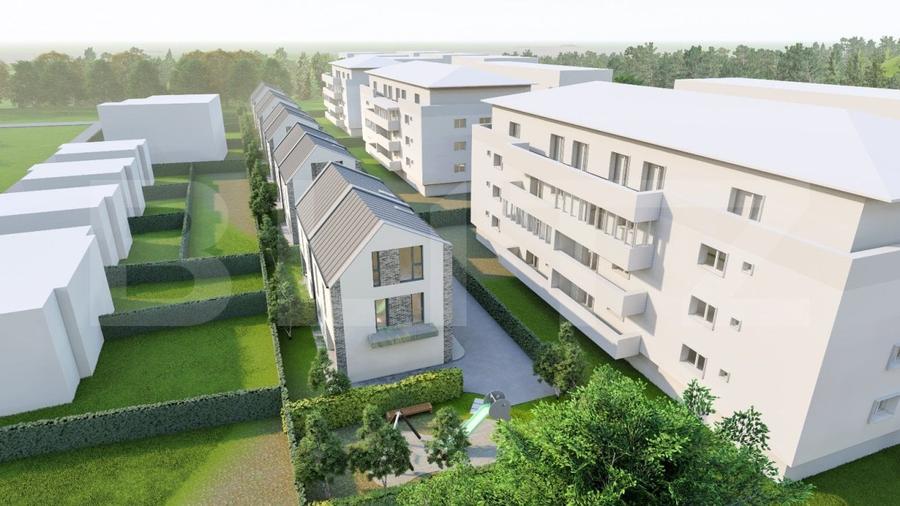 Duplex cu 4 camere cu Canalizare în Florești