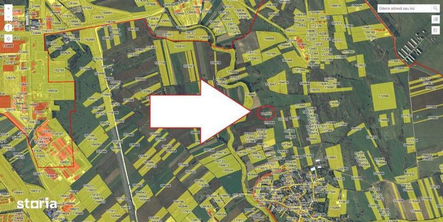 Teren extravilan intre Sibiu si Bungard cu acces din DJ - 1