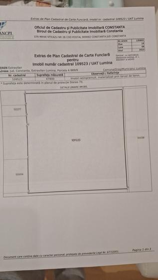 Teren agricol extravilan de 7.1849999427795 mp, în Sibioara