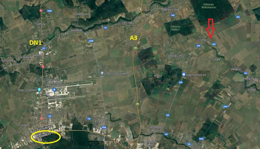 Teren agricol intravilan de 7803 mp, în Dascălu