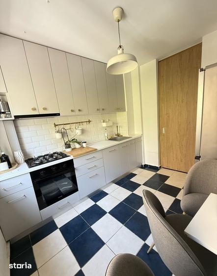 Apartament cu 2 camere semidecomandat, mobilat în Tineretului
