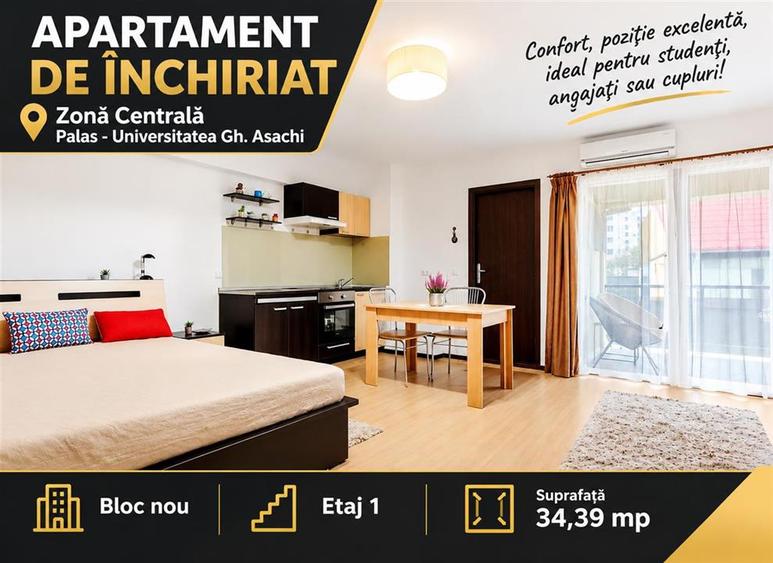 Garsonieră decomandată în Central