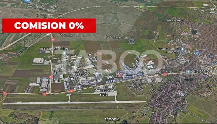 Teren de 7000 mp, în Industrial Vest