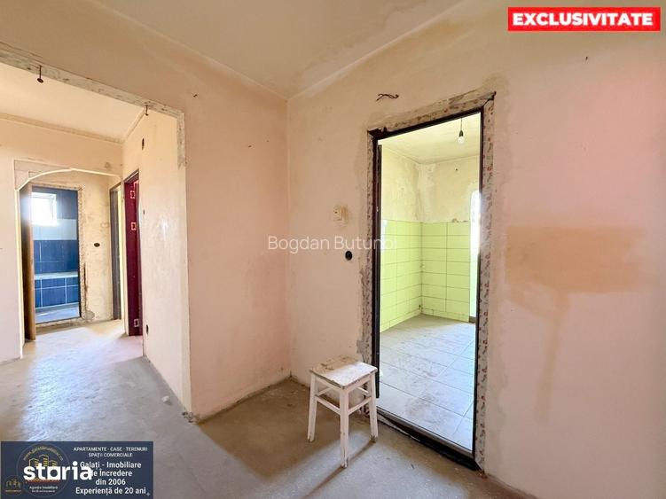 EXCLUSIVITATE | 3 Camere Micro 17 (str.Oltului/?coala 5), Bloc 1984