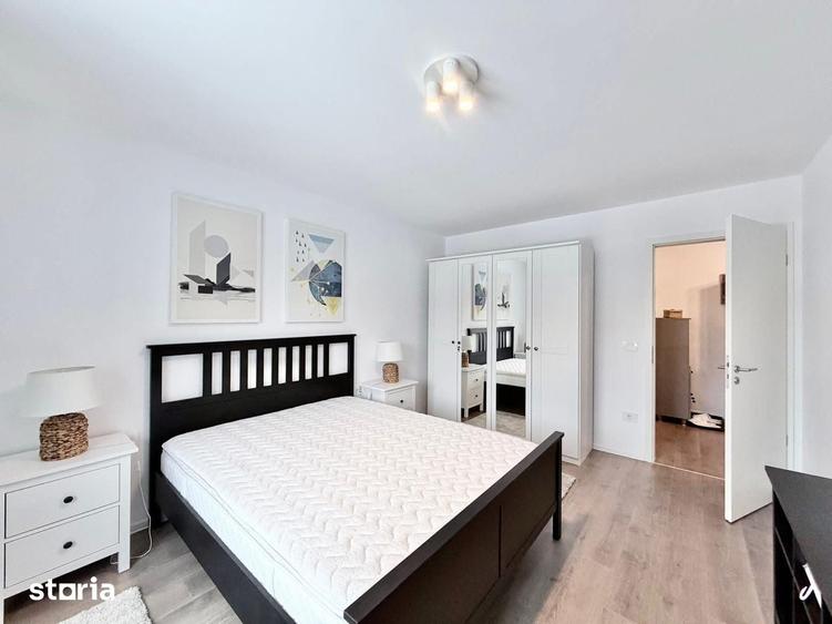 Apartament cu 2 camere, mobilat în Tractorul