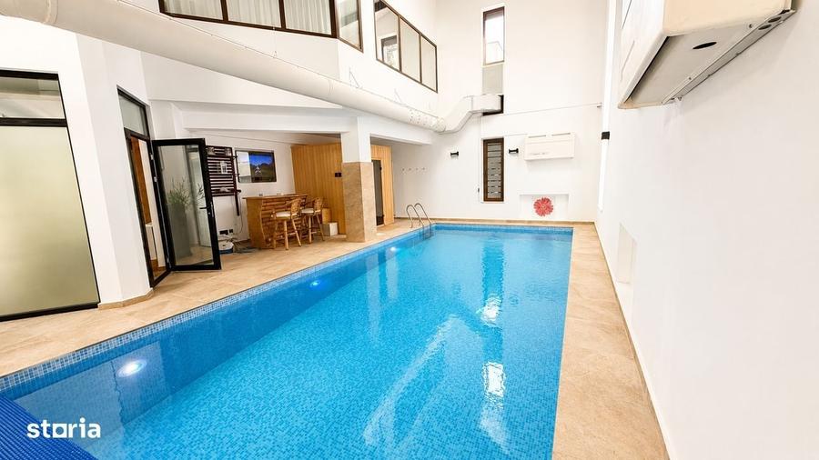 Vila complet mobilata Pipera cu piscina Interioara SPA - 728 mp Teren - 11