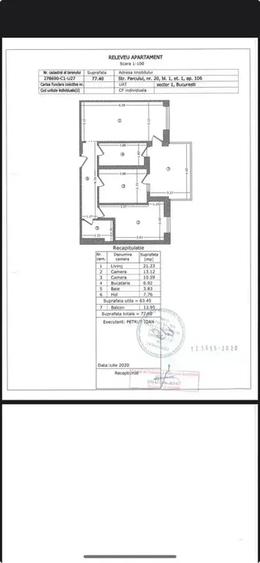 Apartament cu 3 camere decomandat, mobilat în P-ta Presei Libere