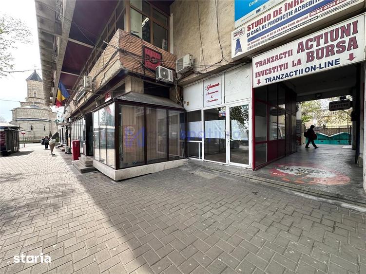 Spatiu comercial vitrat centru Iasi, Casa Cartii, 21mp - 1