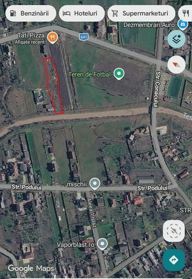 Teren de 1050 mp, în Mischii