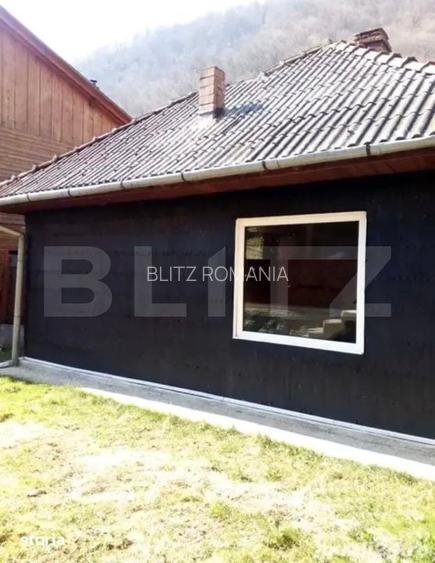 Cabana cu piscina si sistem fotovoltaic, 60 mp, zona Maguri Racatau