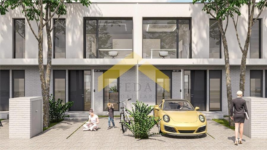 Duplex cu 3 camere cu Canalizare în 6 Vânători