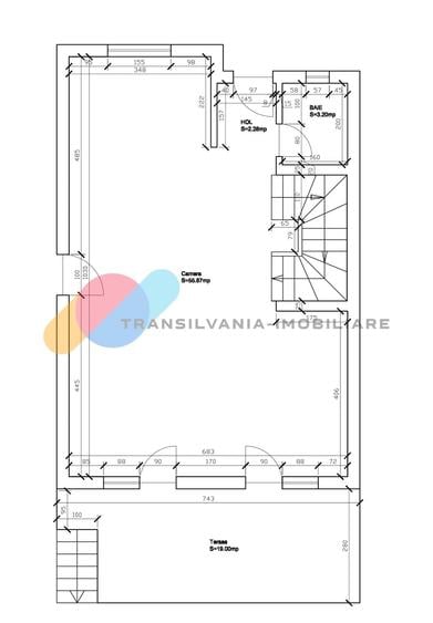 Duplex cu 4 camere cu Canalizare în Dezmir
