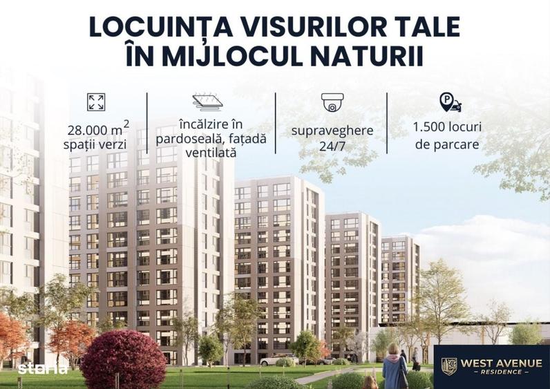 Apartament cu 3 camere în Militari