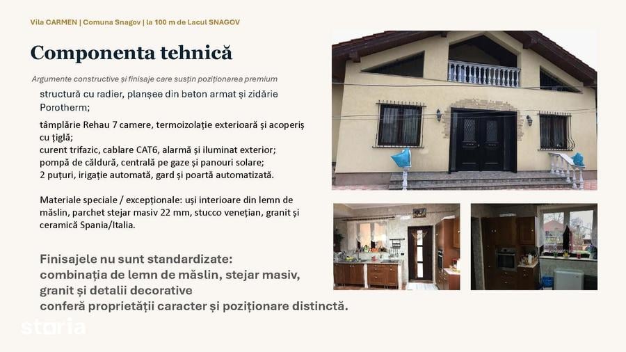 Casă cu 5 camere cu Teren 935 Mp în Snagov