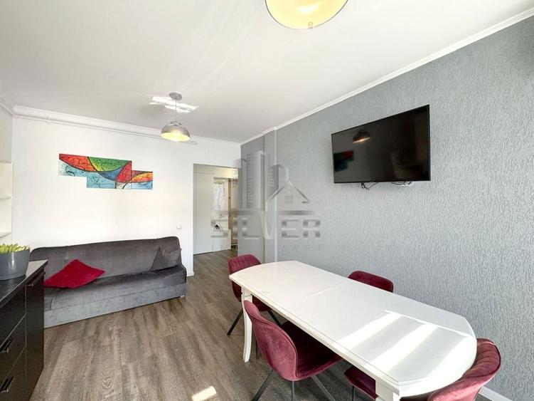 Apartament cu 2 camere semidecomandat, mobilat în Florești