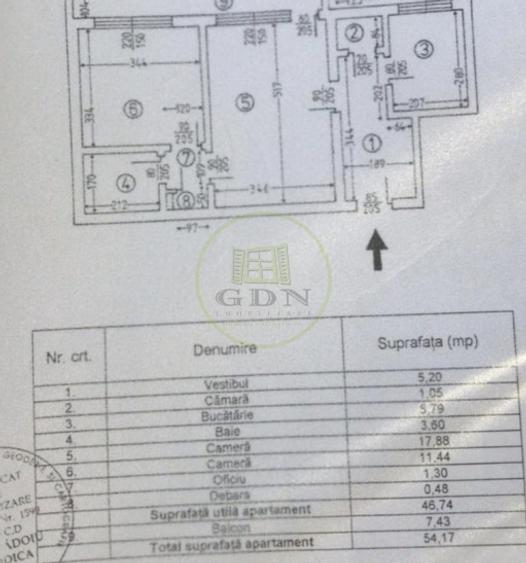 Apartament 2 camere | Bd. Ion Mihalache – Metrou 1 Mai | 98000 EURO | - 12